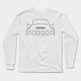 Studebaker Transtar classic 1950s pickup truck black outline Long Sleeve T-Shirt